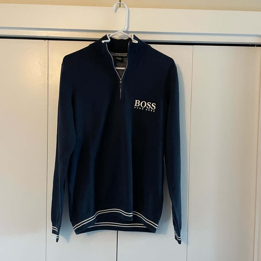 Hugo Boss tour issue golf zip up sweater size medium